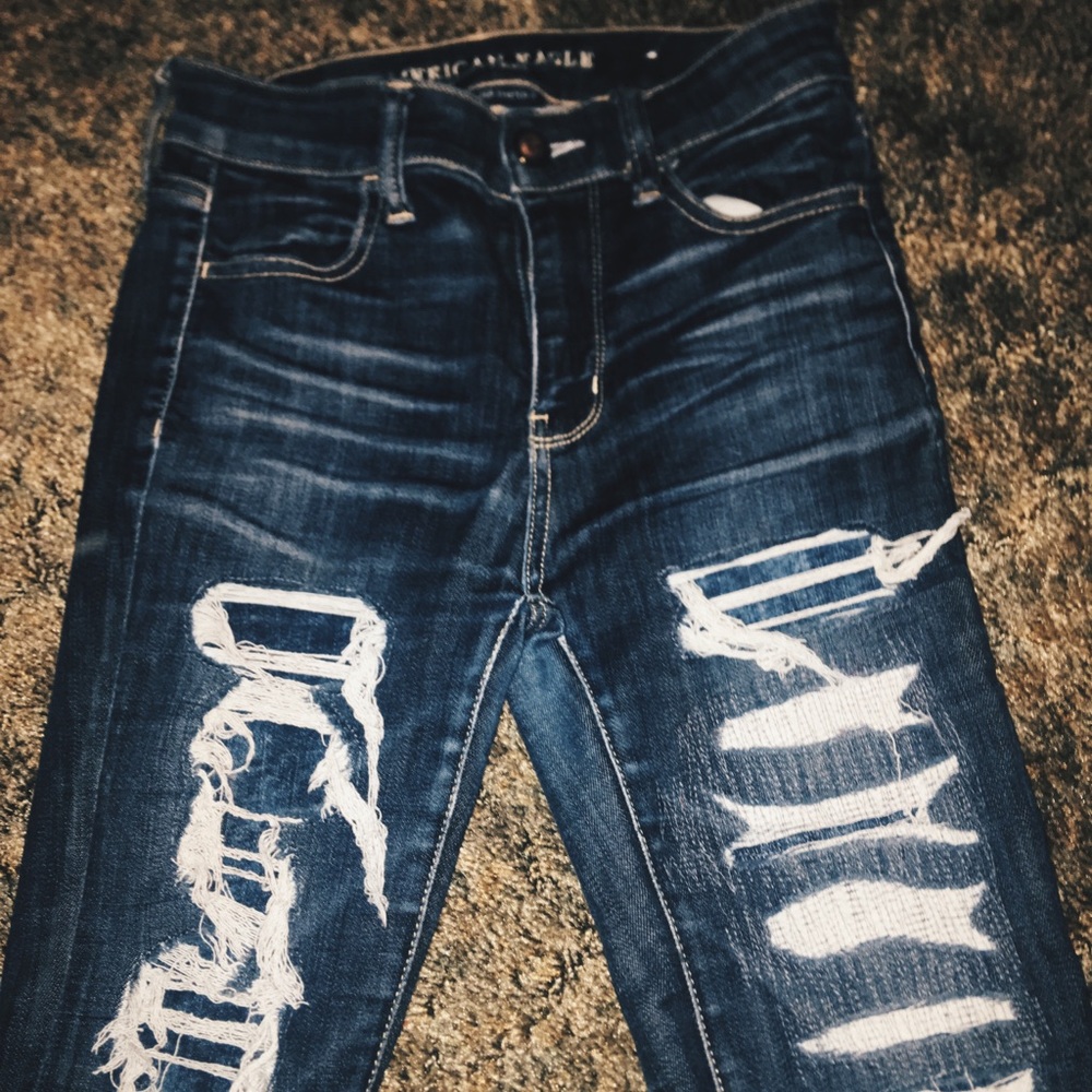 American eagle hi-rise jeans